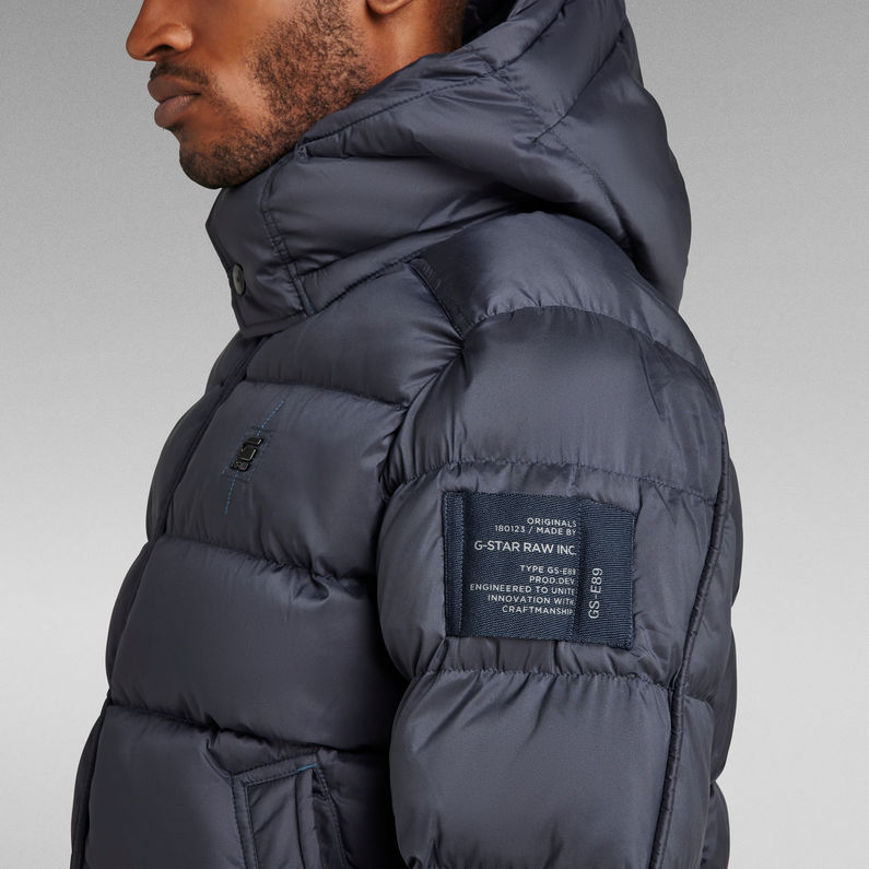 G-STAR® G-Whistler Gewatteerd Jack Met Capuchon Donkerblauw