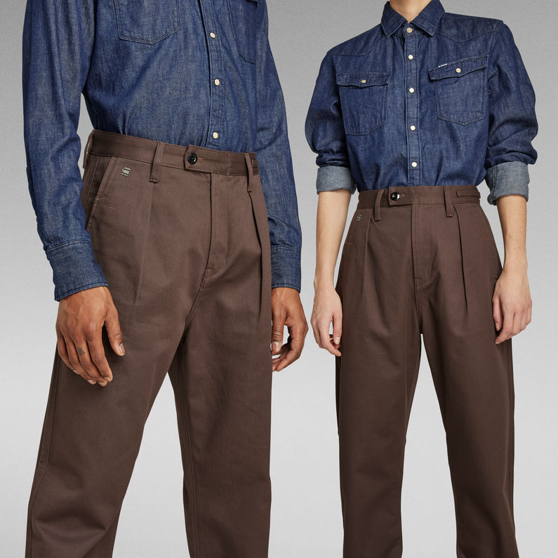 G-Star RAW® Unisex Chino Worker Relaxed Brun