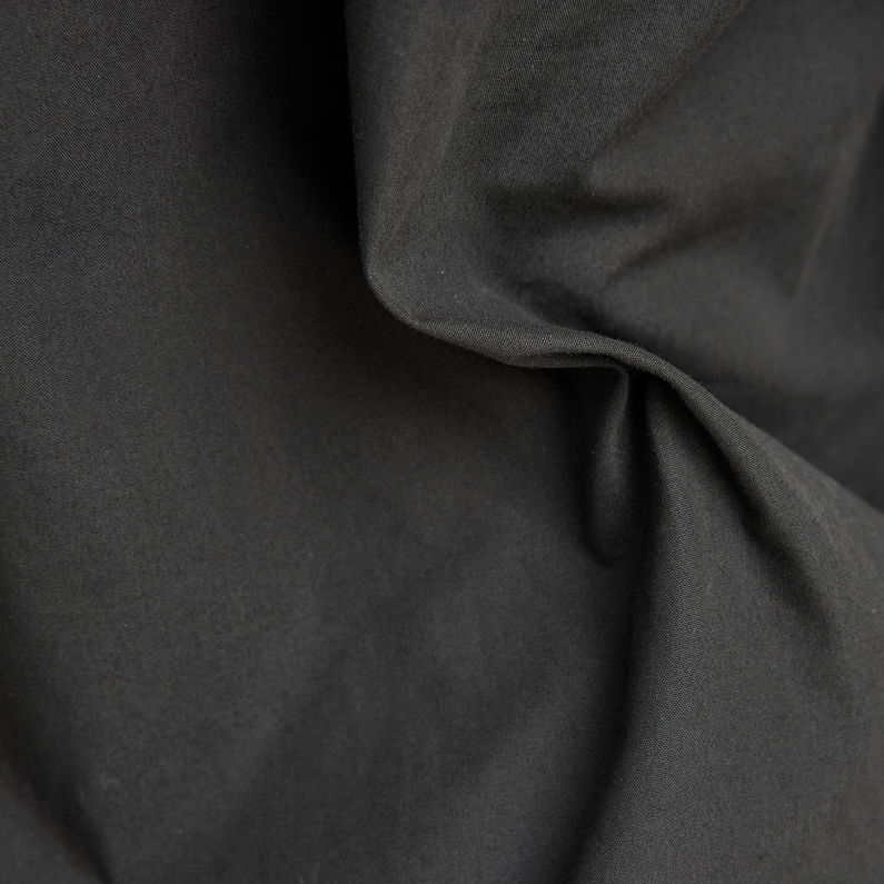 G-Star RAW® Unisex Fabric Mix Overshirt Zwart