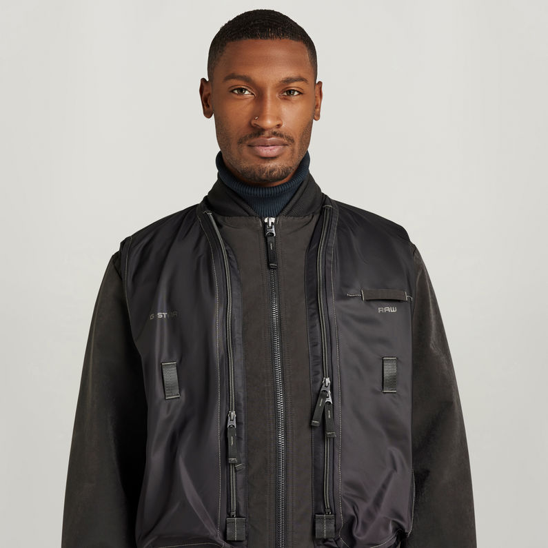 G-Star RAW® Unisex Lifevest Bomber Black