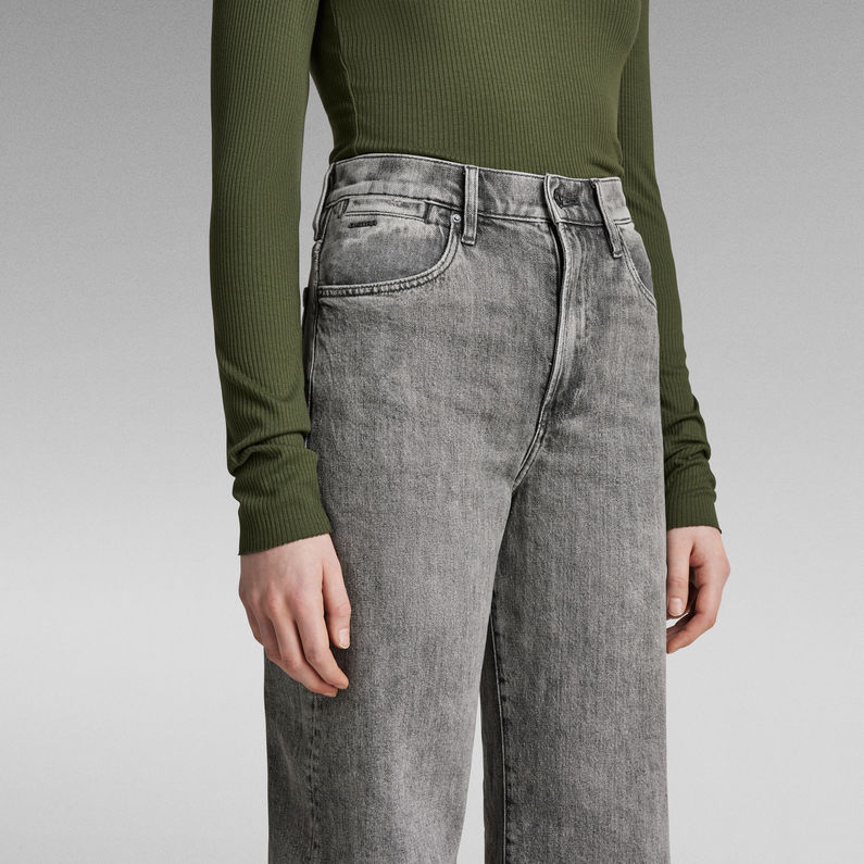 G-STAR® Deck Ultra High Wide Leg Jeans Grijs