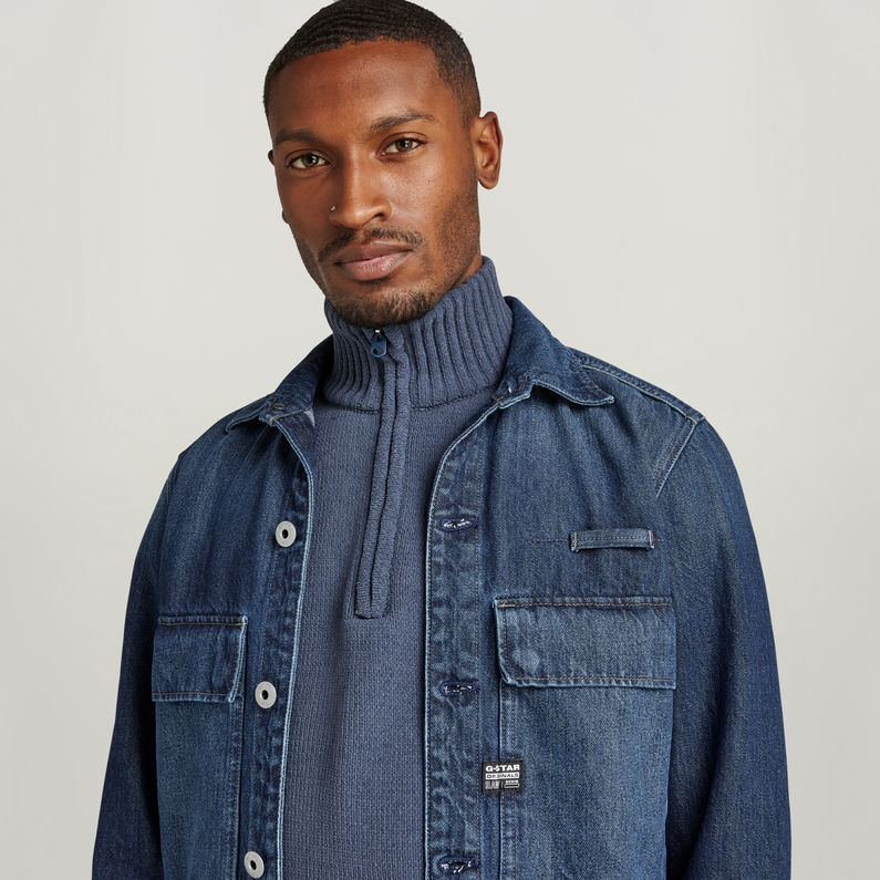 G-Star RAW® Unisex Pocketony Service Overshirt Dark blue