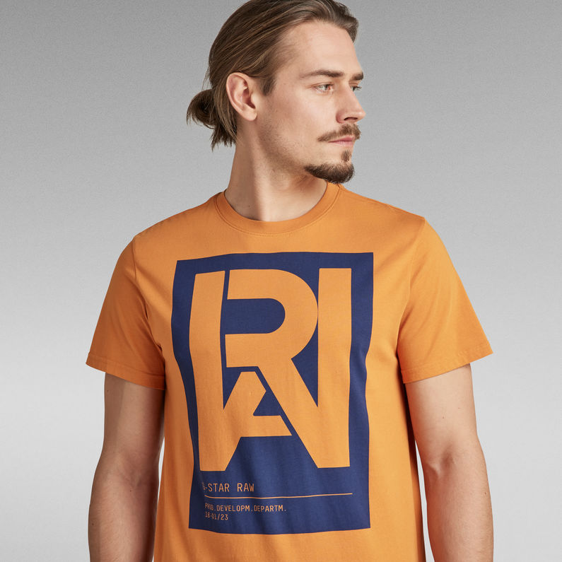 G-Star RAW® Camiseta Graphic RAW Naranja