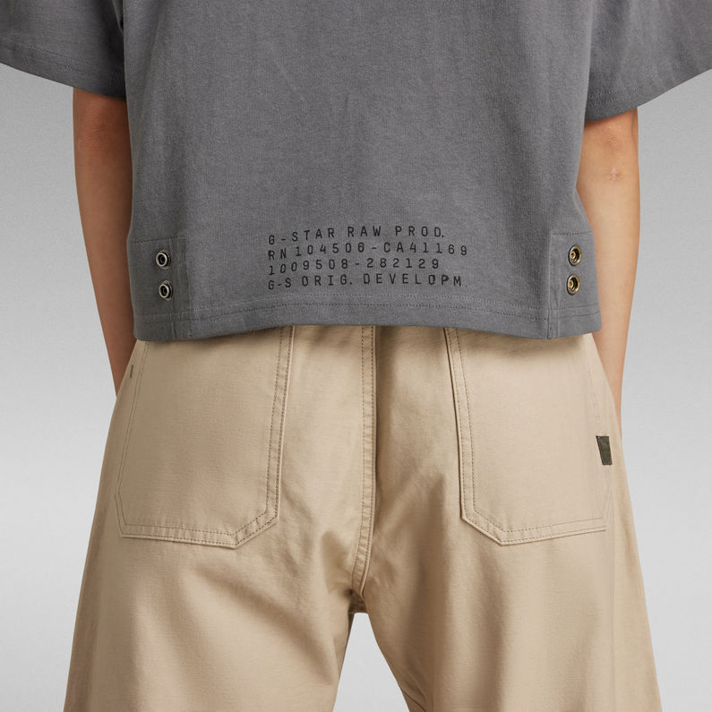 G-STAR® Adjustable T-Shirt Backsnaps Grey
