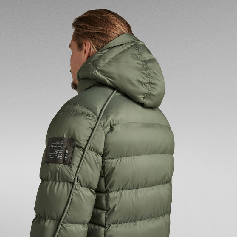 G-Star RAW® G-Whistler Padded Hooded Parka Green