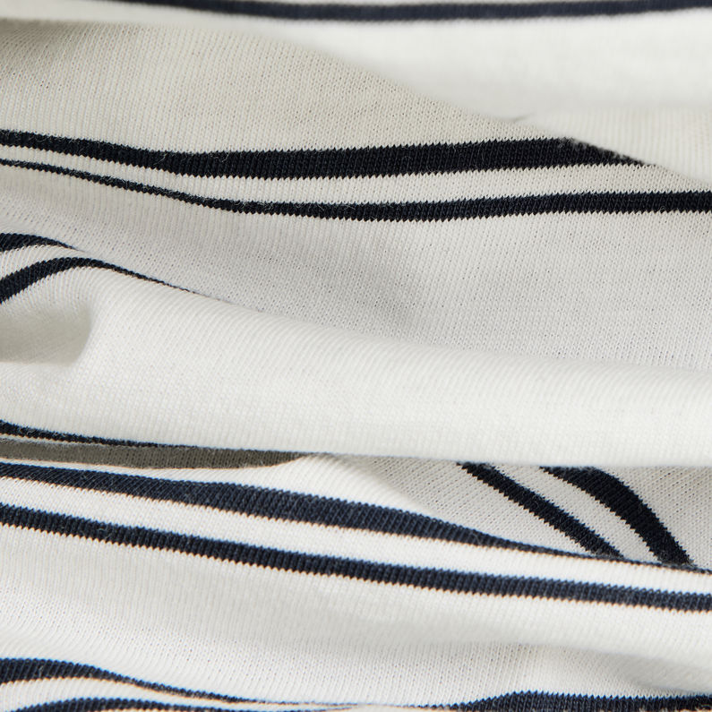 G-Star RAW® Top Eyben Stripe Slim V-Neck Multi color