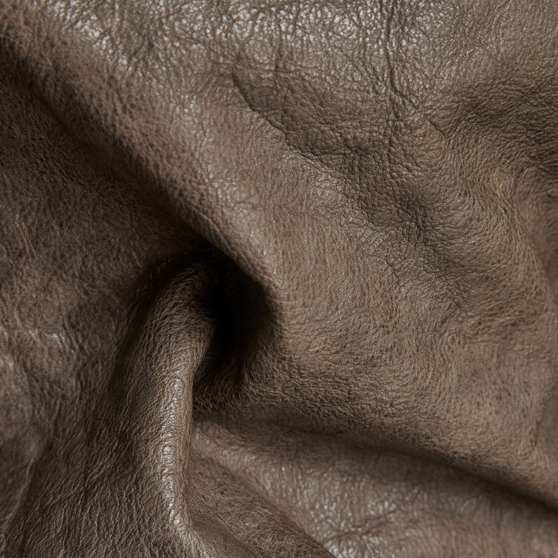 G-STAR® Lederen Jack Moto Bruin