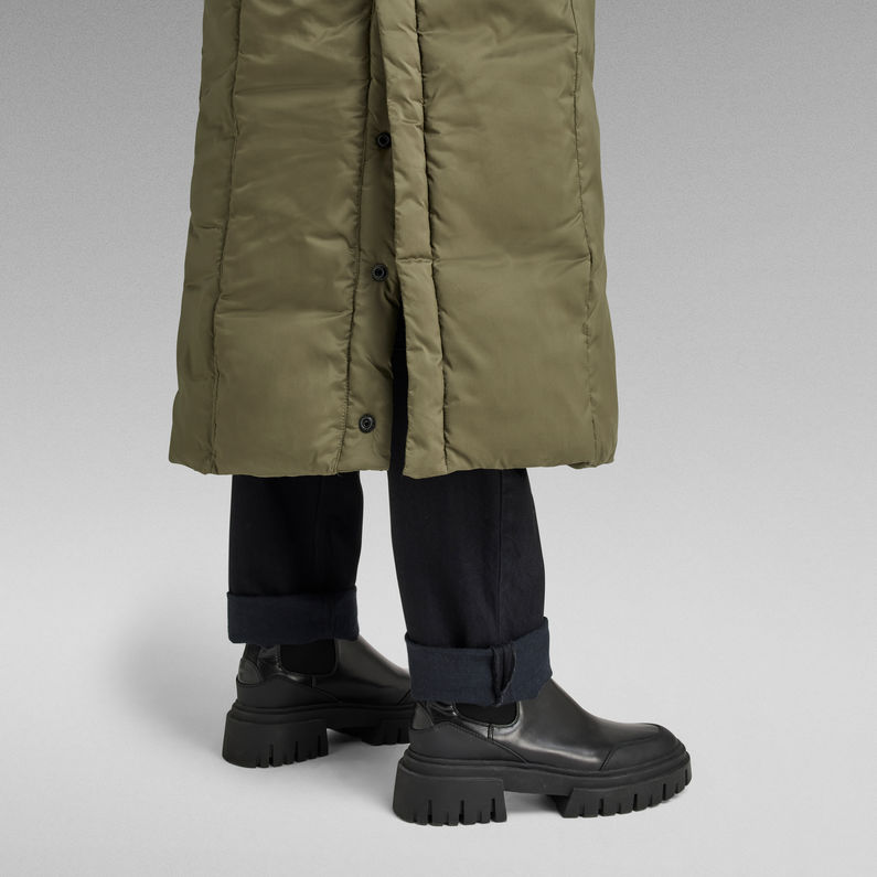 G-STAR® G - Whistler Padded Extra Long Parka Green