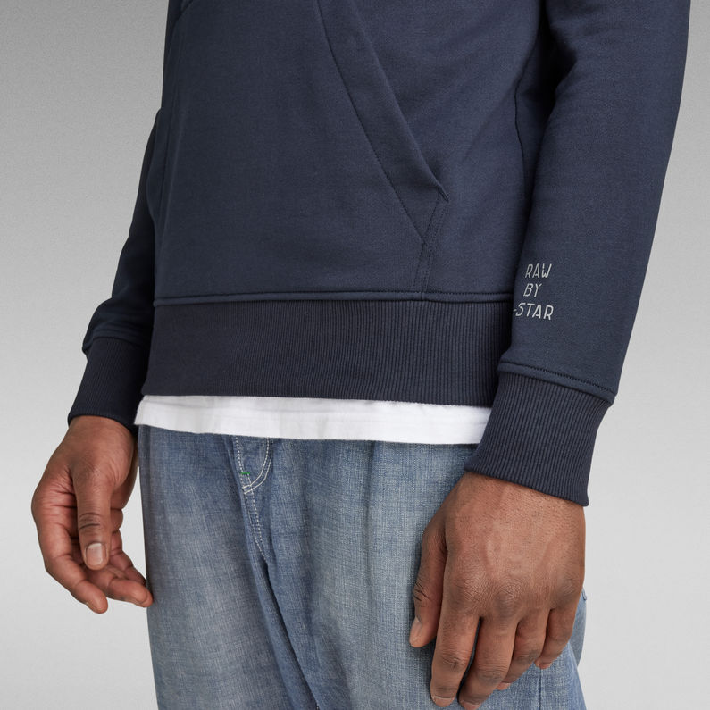 G-STAR® Gsraw Graphic Hooded Sweatshirt Dunkelblau