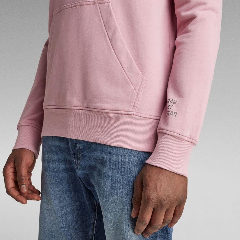 G-STAR® Gsraw Graphic Hooded Sweatshirt Pink