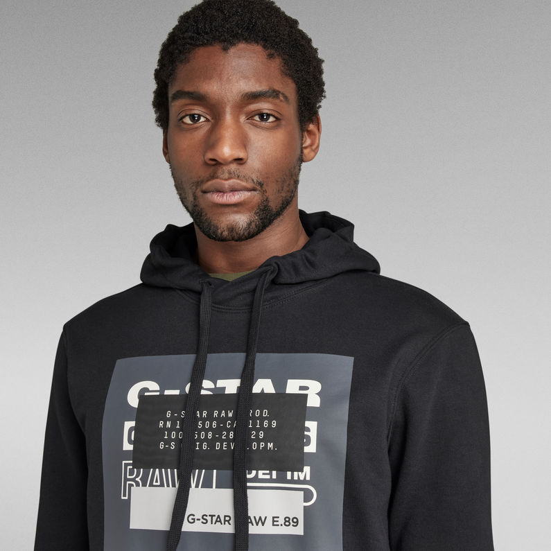 G-STAR® Originals Hooded Sweater Black