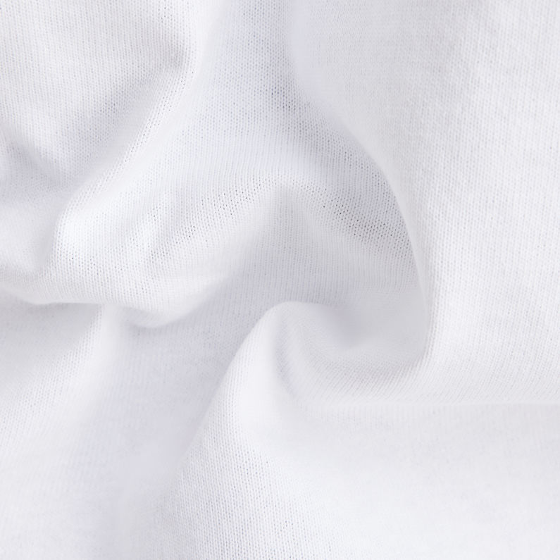 G-STAR® Lightweight Back Tape Sweater Weiß