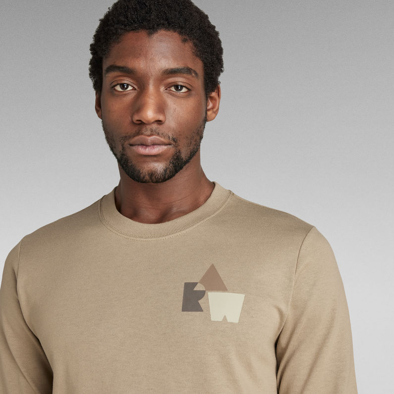 G-STAR® Lightweight Back Tape Sweater Beige