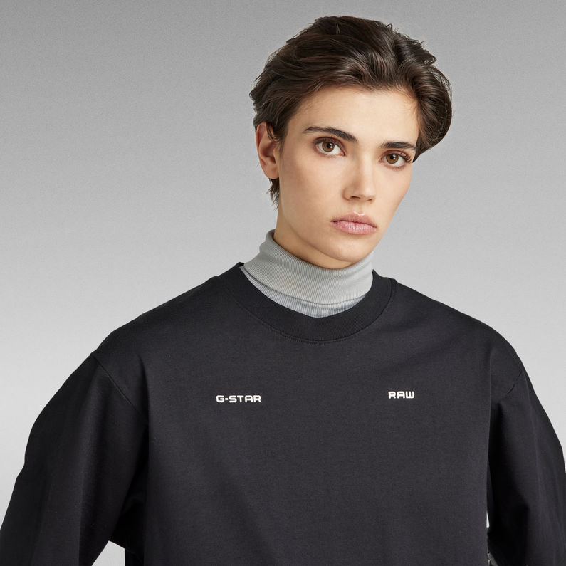 G-STAR® T-shirt Unisex Boxy Base Noir