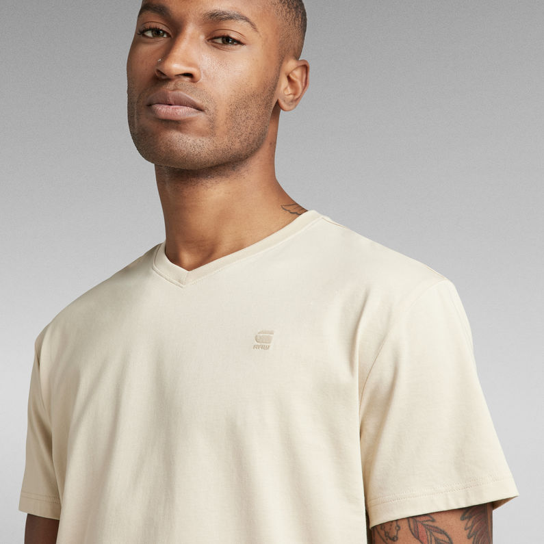 G-STAR® Base-S V-Neck T-Shirt Beige