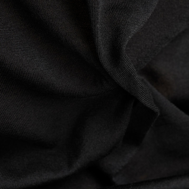 G-STAR® Top de punto Core Mock Neck Negro