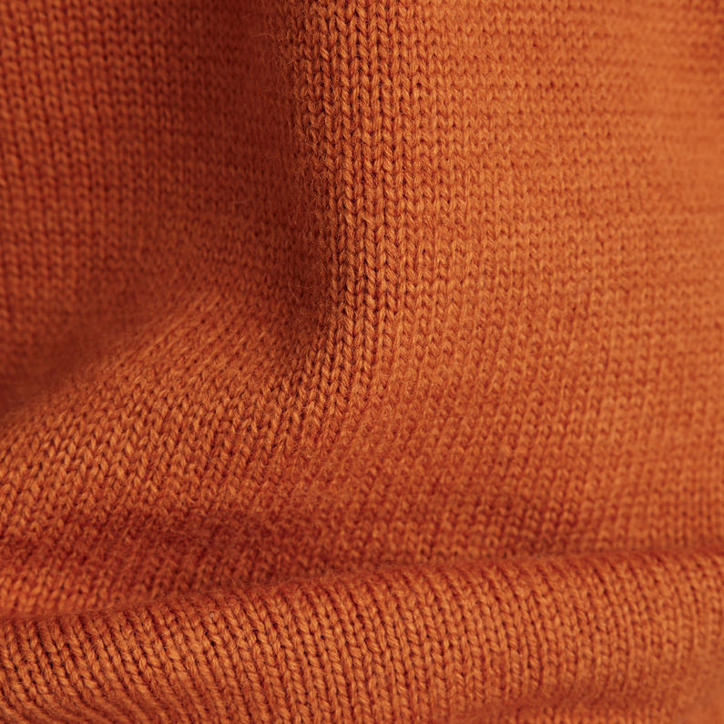 G-STAR® Graphic Zip Thru Loose Strickjacke Orange