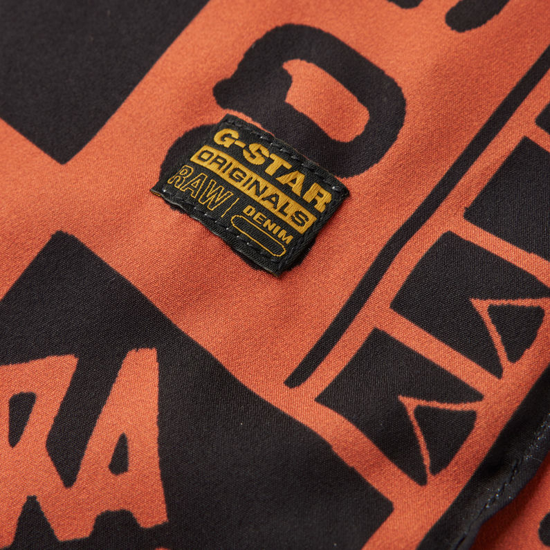 G-STAR® Uniform Of The Free Artwork Bandana Rot