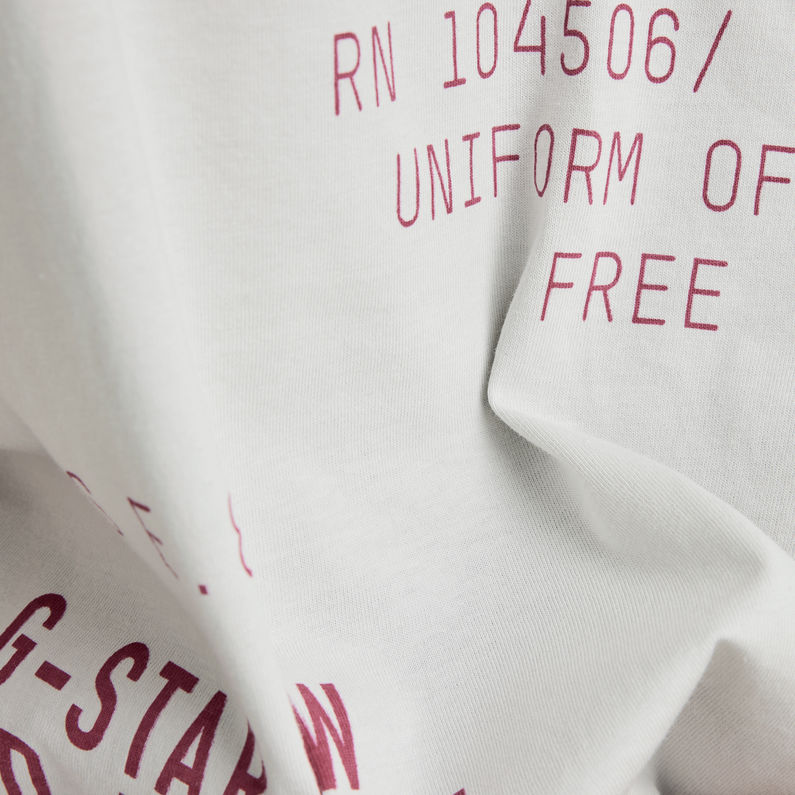 G-Star RAW® Lash Fem Loose Text Allover Top Multi color