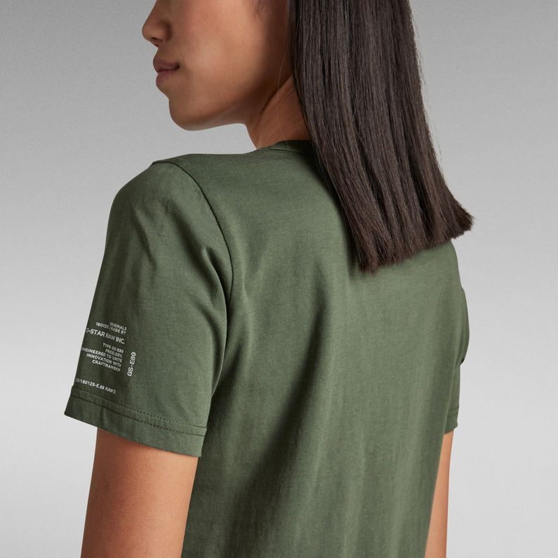 G-Star RAW® Mysid Optic Slim Top C Green