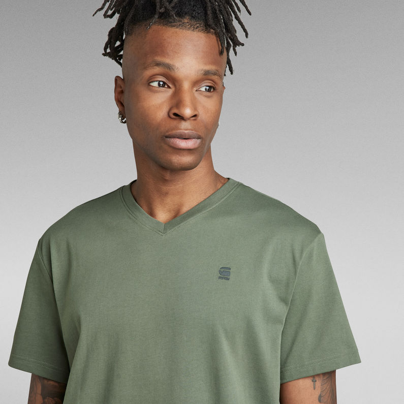 G-Star RAW® Base-S V-Neck T-Shirt Grün