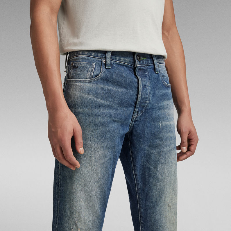 G-Star RAW® 3301 Slim Selvedge Jeans Midden blauw