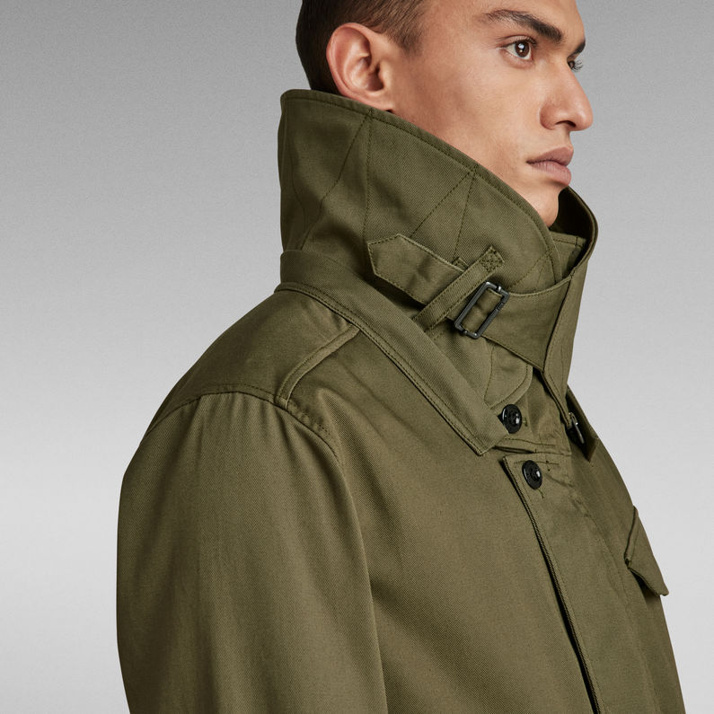 G-Star RAW® Belted Trench Groen