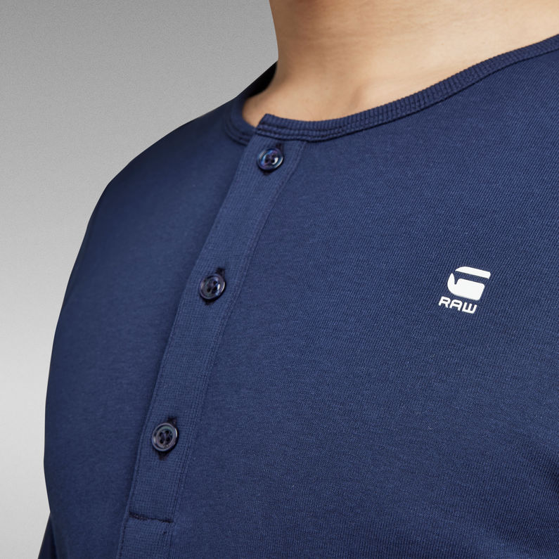 G-STAR® Granddad Slim T-Shirt Dark blue