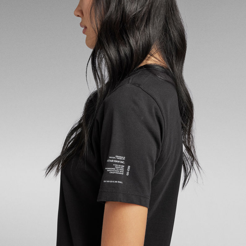 G-Star RAW® Mysid Optic Slim Top C Black