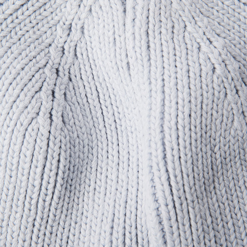 G-Star RAW® Bonnet Effo Long Label Bleu clair fabric shot