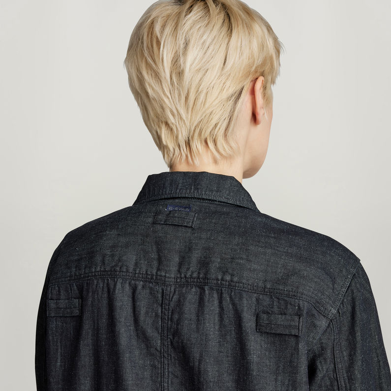 G-Star RAW® Camisa Officer Boyfriend Azul oscuro
