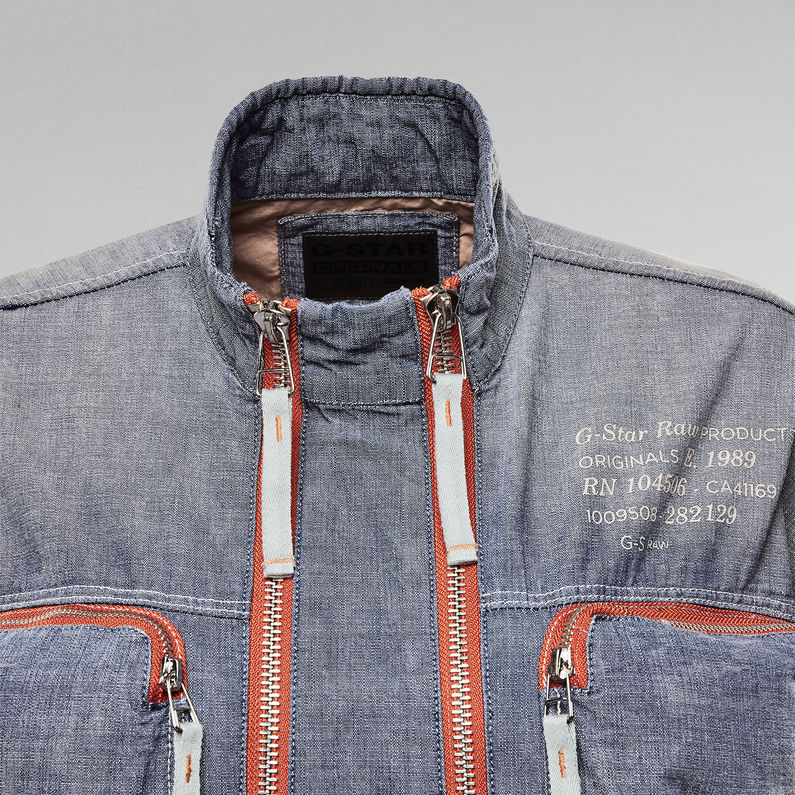 G-STAR® Robe E Zipped Bleu clair