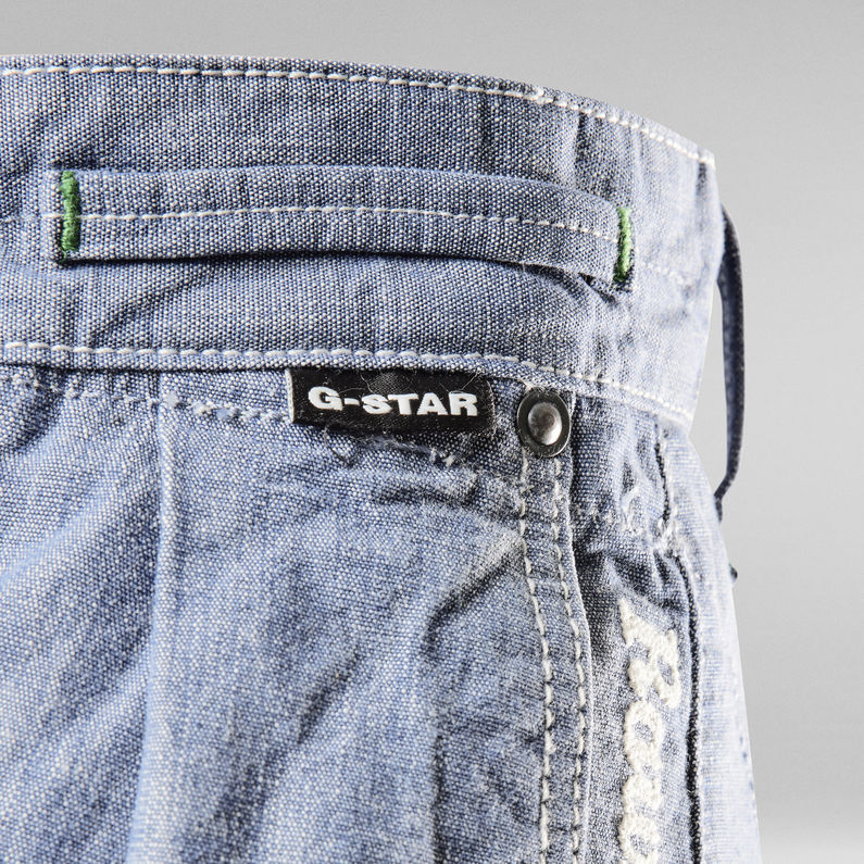 G-Star RAW® Pantalon Chino E Relaxed Plissé Bleu clair