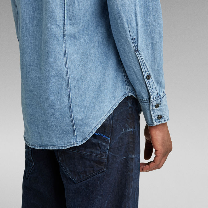 G-STAR® Arc 3D Slim Denim Hemd Mittelblau