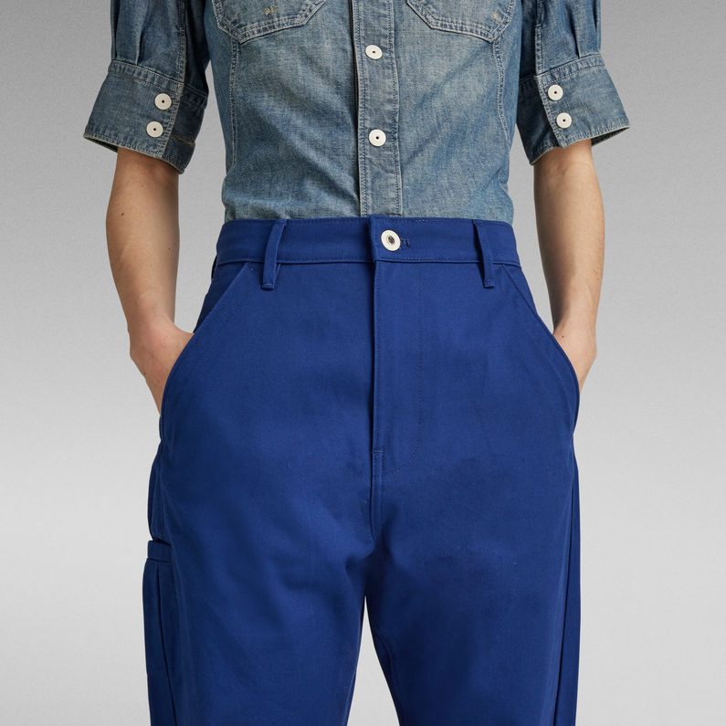 G-Star RAW® Boyfriend Tapered Chino Midden blauw