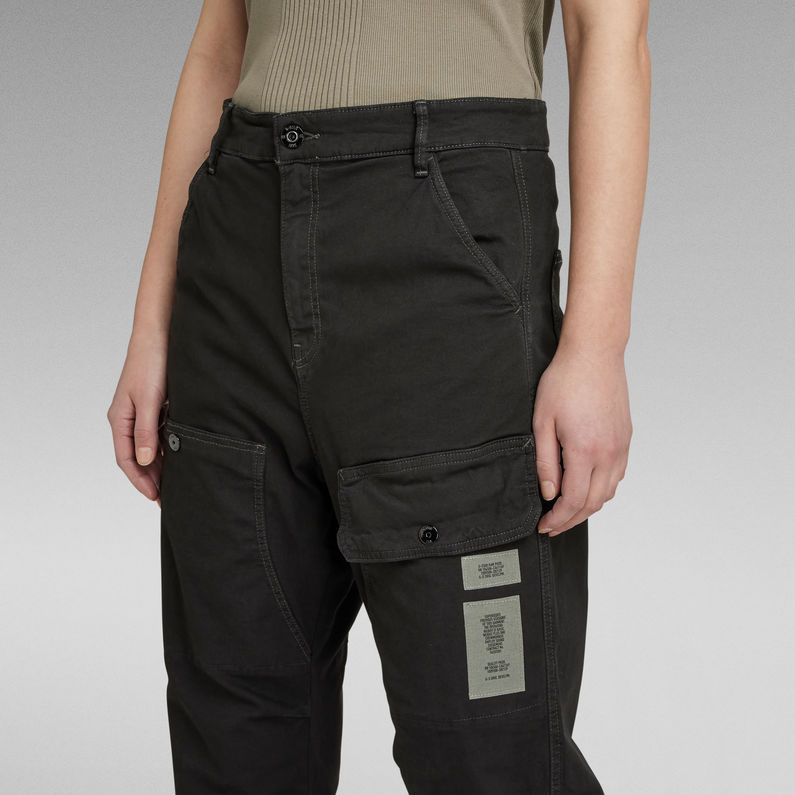 G-Star RAW® Pantalones Boyfriend Tapered Cargo Negro