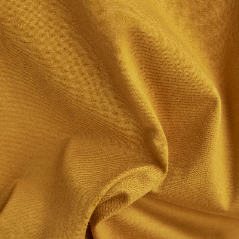 G-STAR® Mock Neck Pocket T-Shirt Yellow
