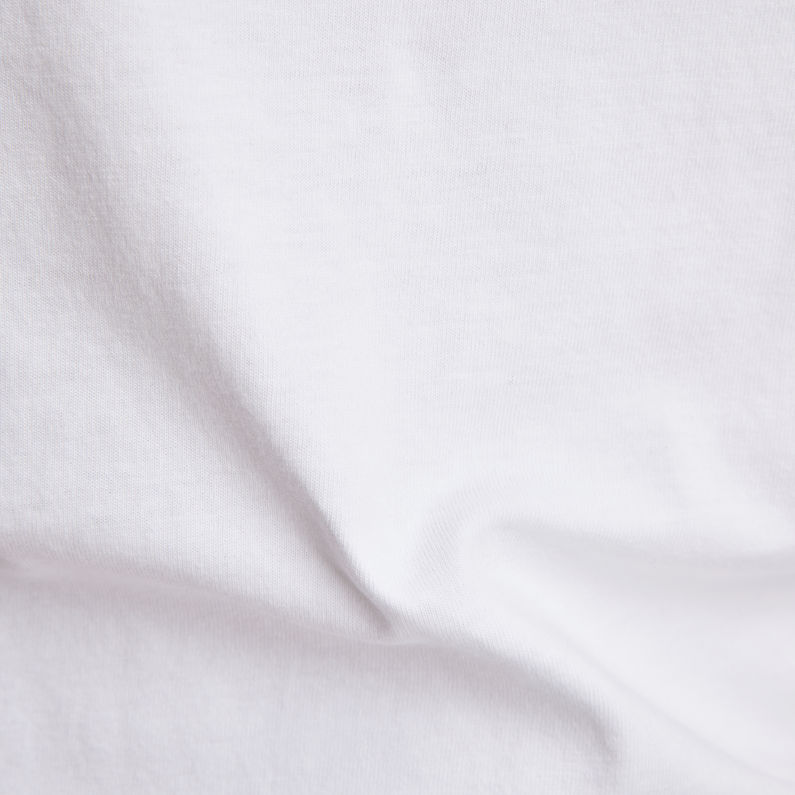 G-STAR® RAW. Covered Long Slim T-Shirt White