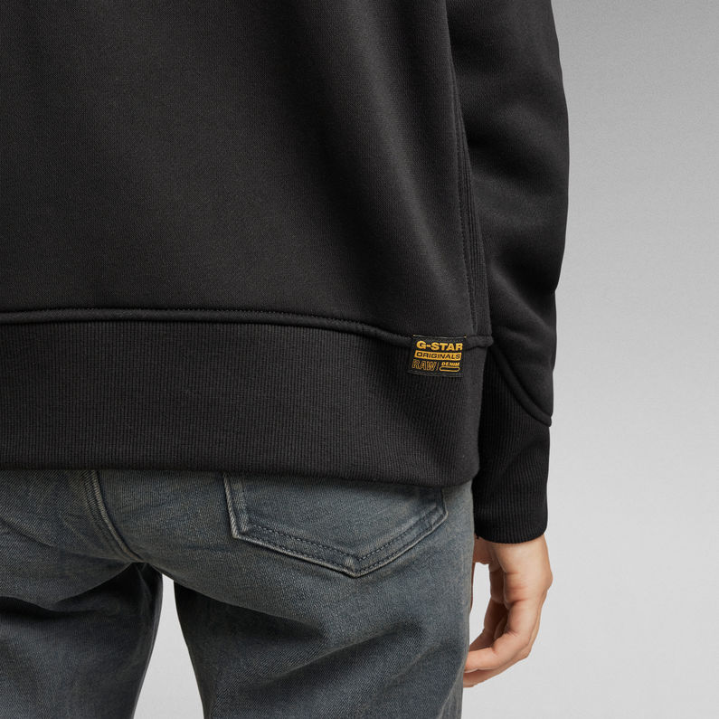 G-Star RAW® Sweat Premium Core 2.0 Hooded Zip Through Noir