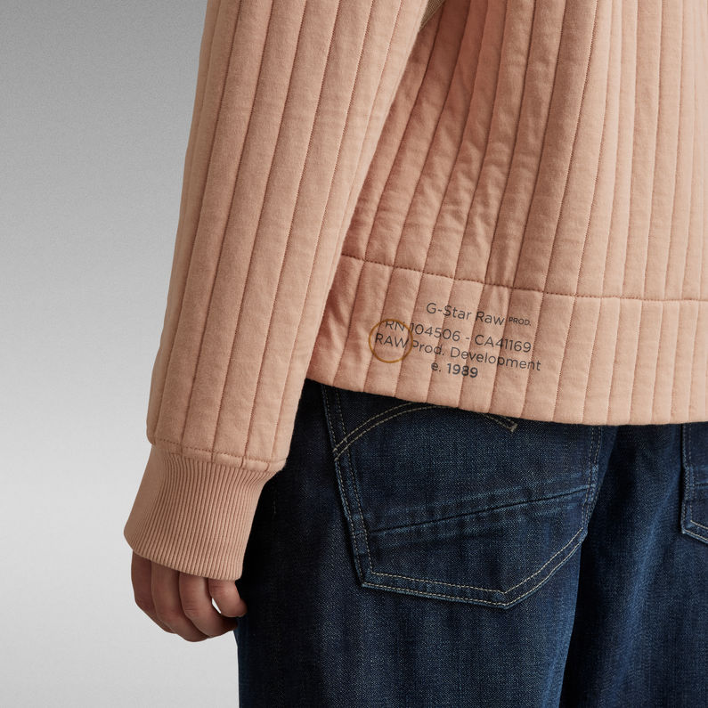 G-Star RAW® Jacquard Bomber Sweater Jacket Pink