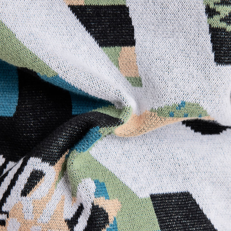 G-STAR® Jacquard Raglan Knitted Sweater Multi color