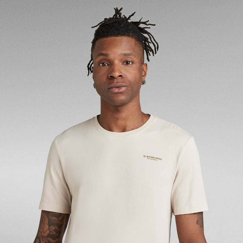 G-STAR® T-shirt Slim Base Blanc