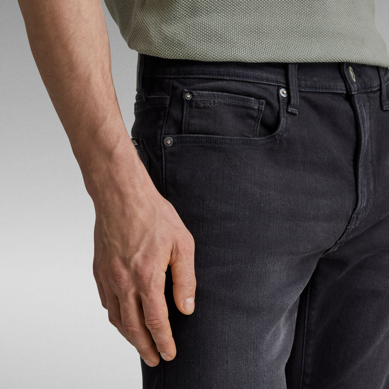 G-STAR® Short 3301 Slim Denim Noir