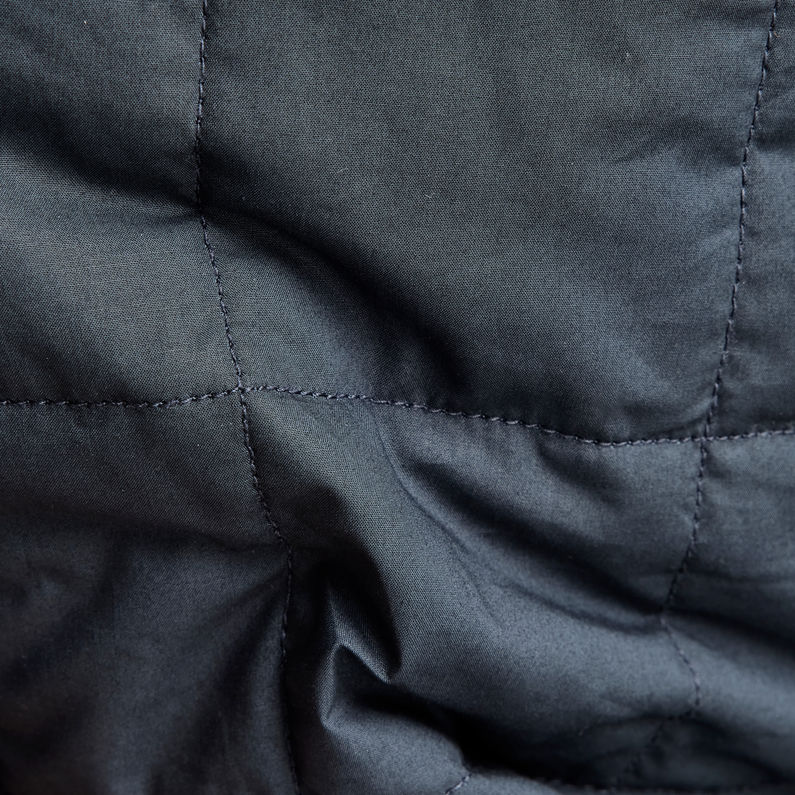 G-Star RAW® Slim quilted overshirt Dark blue