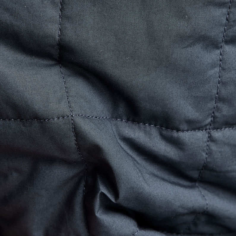 G-Star RAW® Surchemise Slim Quilted Bleu foncé