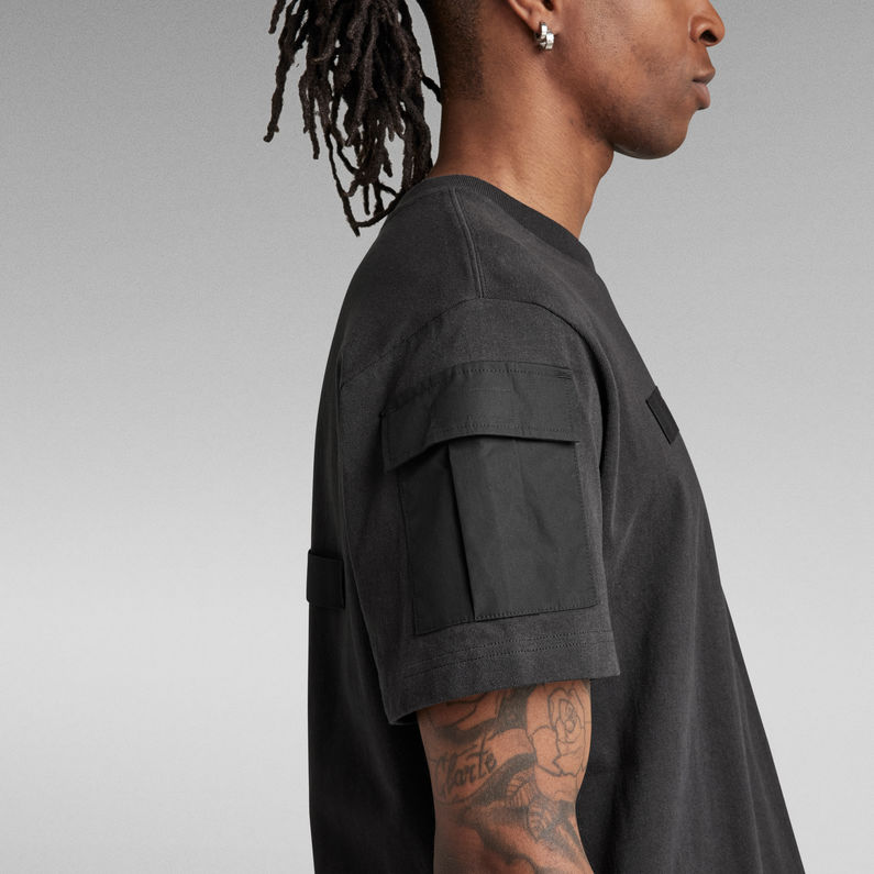 G-STAR® Utility Mix Pocket Loose T-Shirt Black