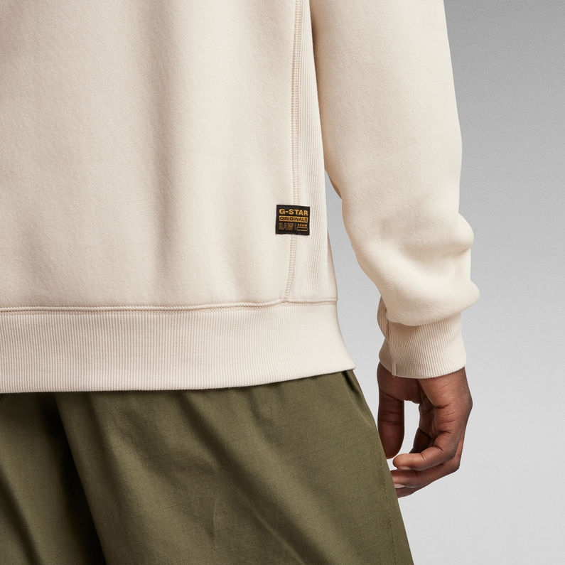 G-STAR® Premium Core Hooded Sweatshirt Weiß