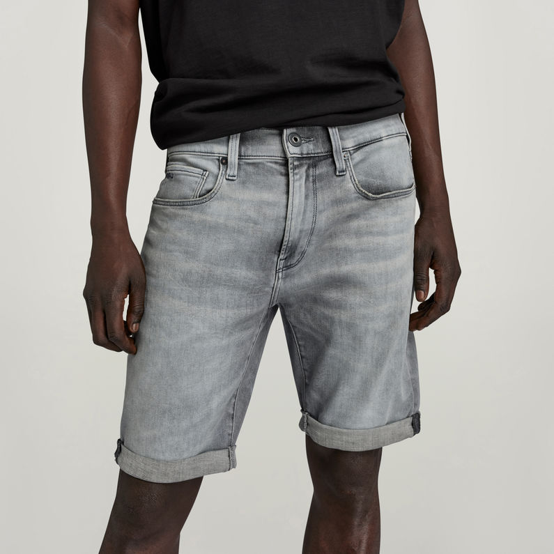 G-Star RAW® 3301 Slim Denim Shorts Grau