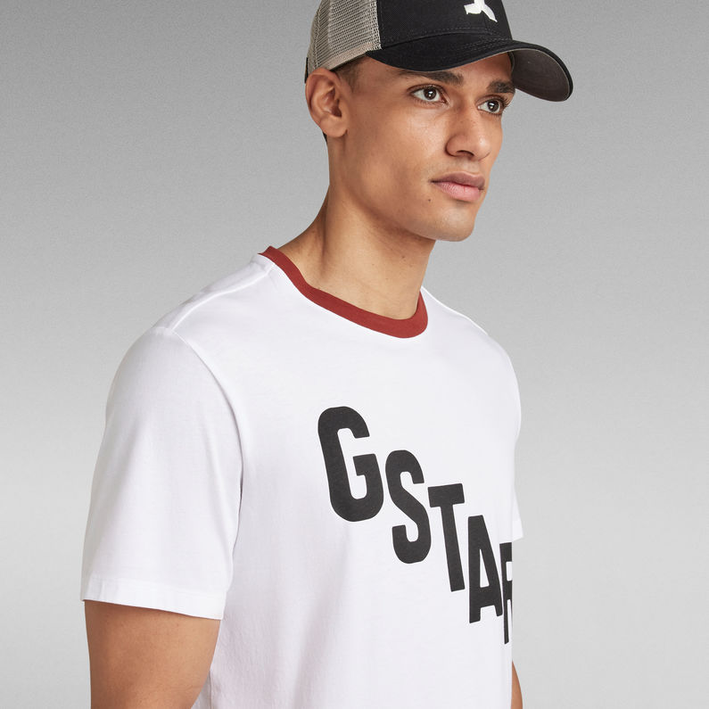 G-Star RAW® Lash Sports Graphic T-Shirt Weiß