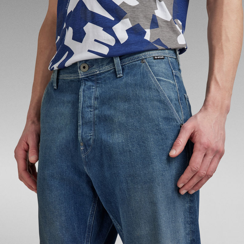 G-STAR® Grip Relaxed Tapered Jeans Donkerblauw